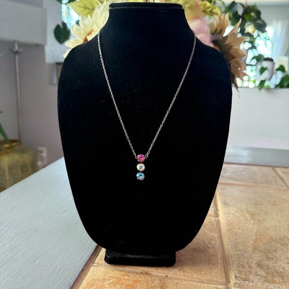 Sabika LIKE Silver Tone Pendant Necklace - Picture 5 of 7